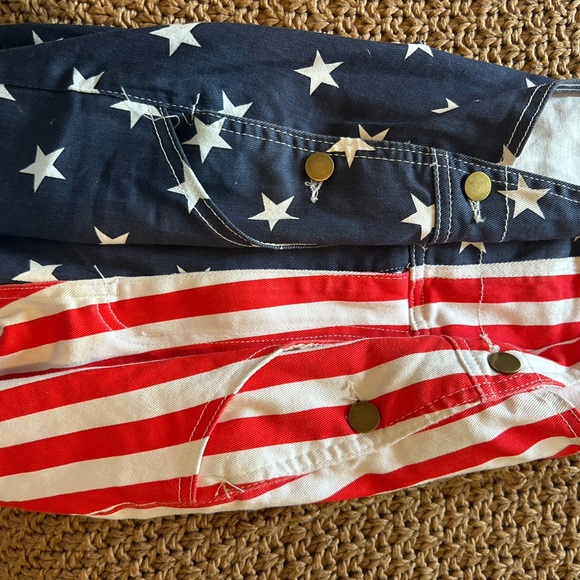 Men's Patriotic Eagle Overalls - Picture 5 of 8